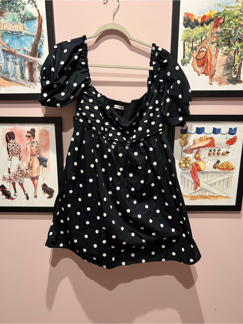 BNWOT Abercrombie & Fitch Polka Dot Dress